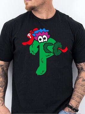 Phillie Phanatic Baseball themed T-Shirt - NEW Adult & Child Sizes!!